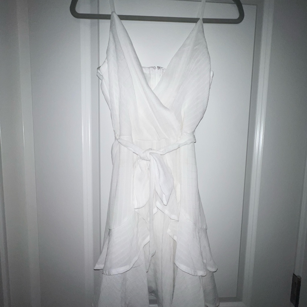 Altar'd State White Flowy Dress